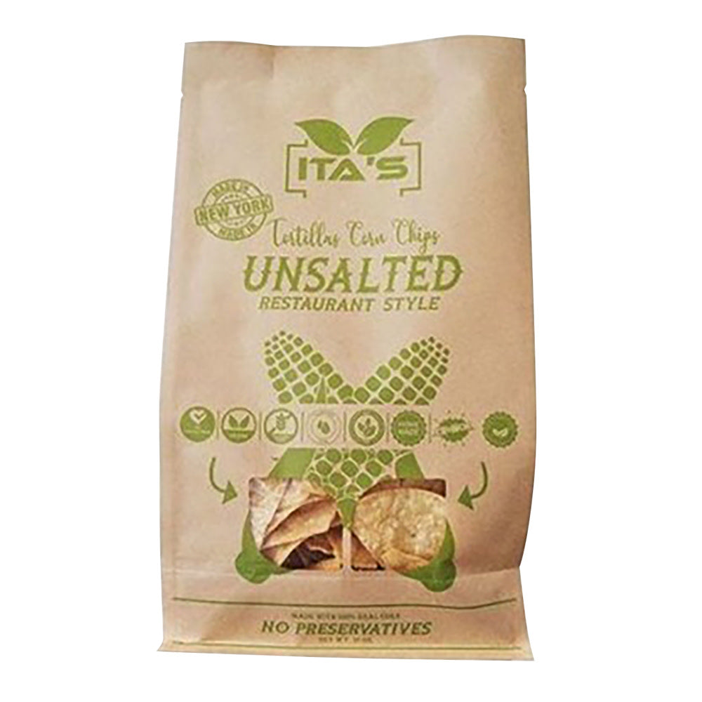 Wholesale Ita’S Tortillas Unsalted Corn Chips 10 Oz Bag-12ct Case Bulk