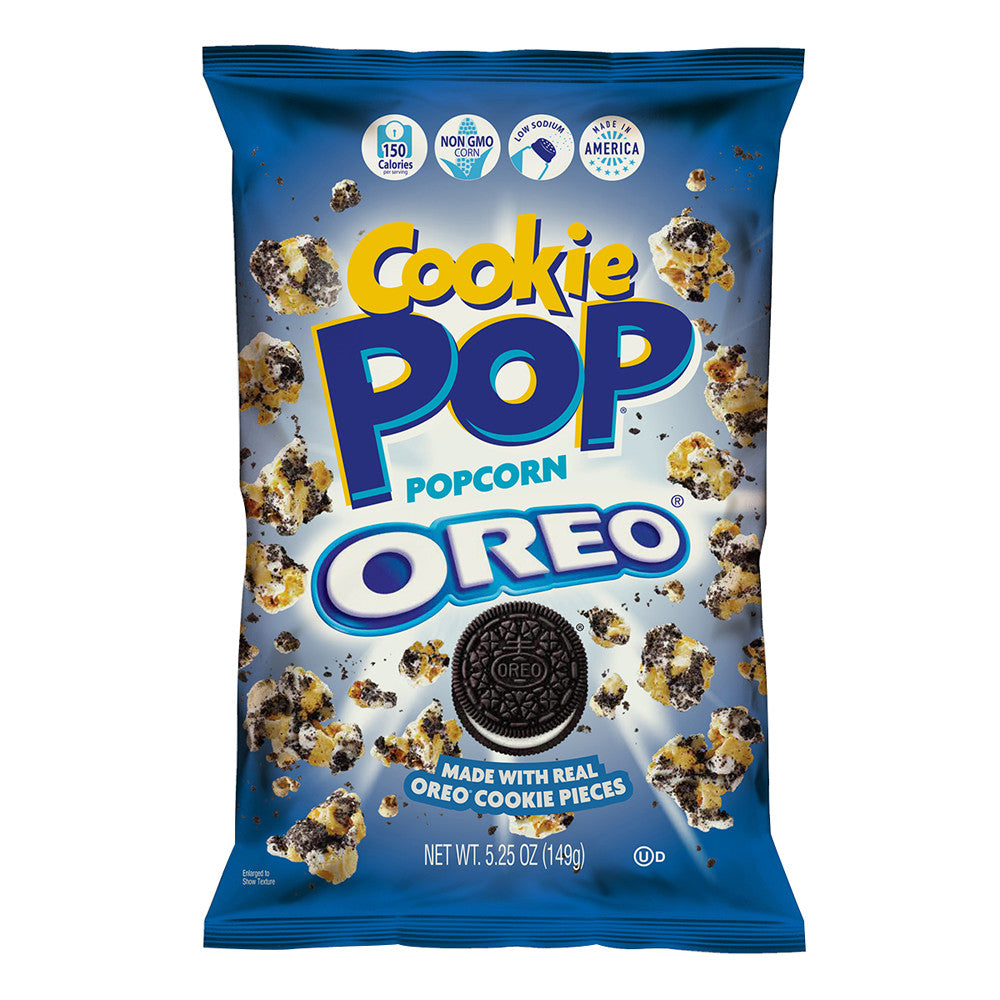 Wholesale Cookie Pop Oreo Cookie Popcorn 5.25 Oz Bag- Bulk