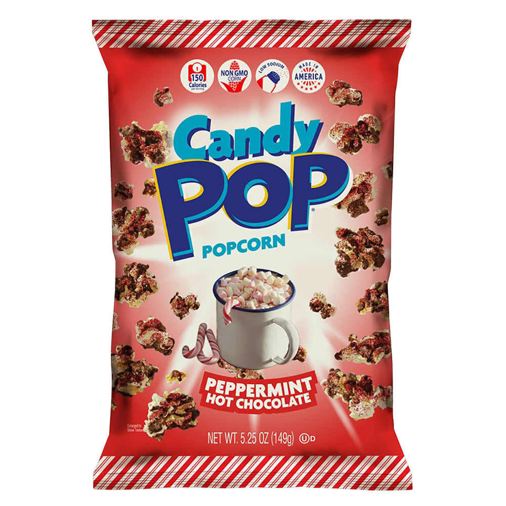 Wholesale Candy Pop Peppermint Candy Popcorn 5.25 Oz Bag-12ct Case Bulk