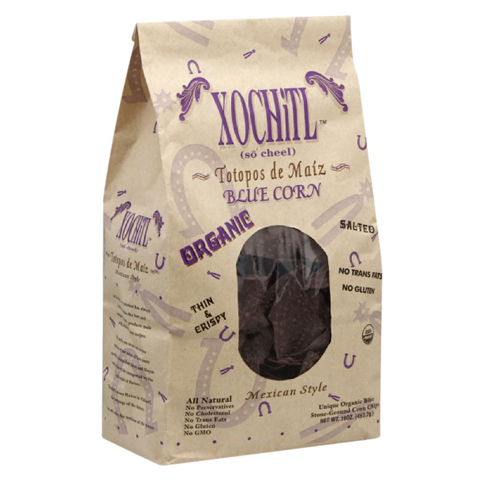Wholesale Xochitl Premium Blue Tortilla Chips With Sea Salt 12 Oz Bag- Bulk