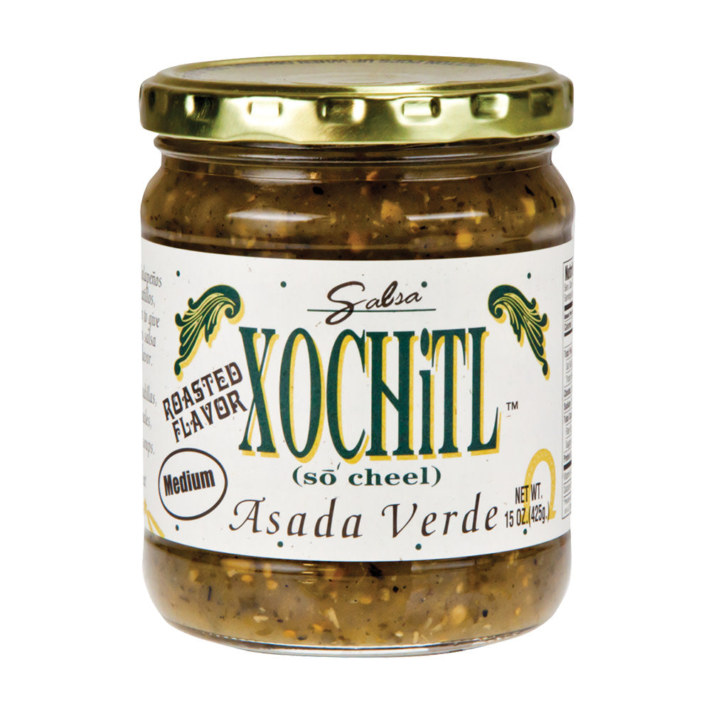 Wholesale Xochitl Asada Verde Medium Salsa 15 Oz Jar-6ct Case Bulk