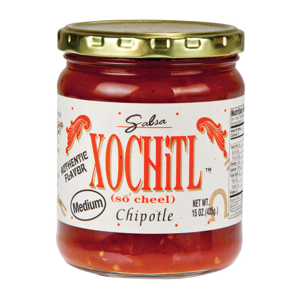 Wholesale Xochitl Chiptole Medium Salsa 15 Oz Jar-6ct Case Bulk