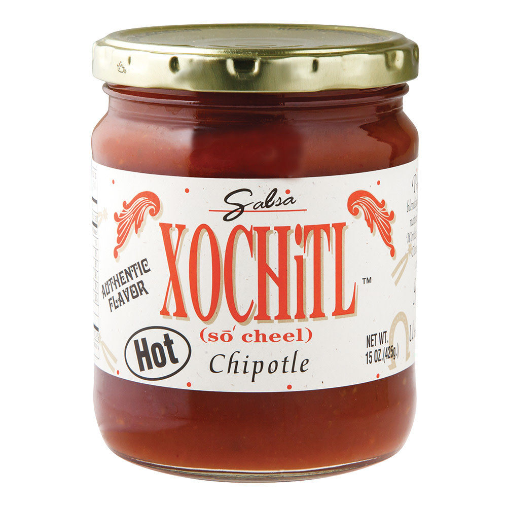 Wholesale Xochitl Chipotle Red Hot Salsa 15 Oz Jar-6ct Case Bulk