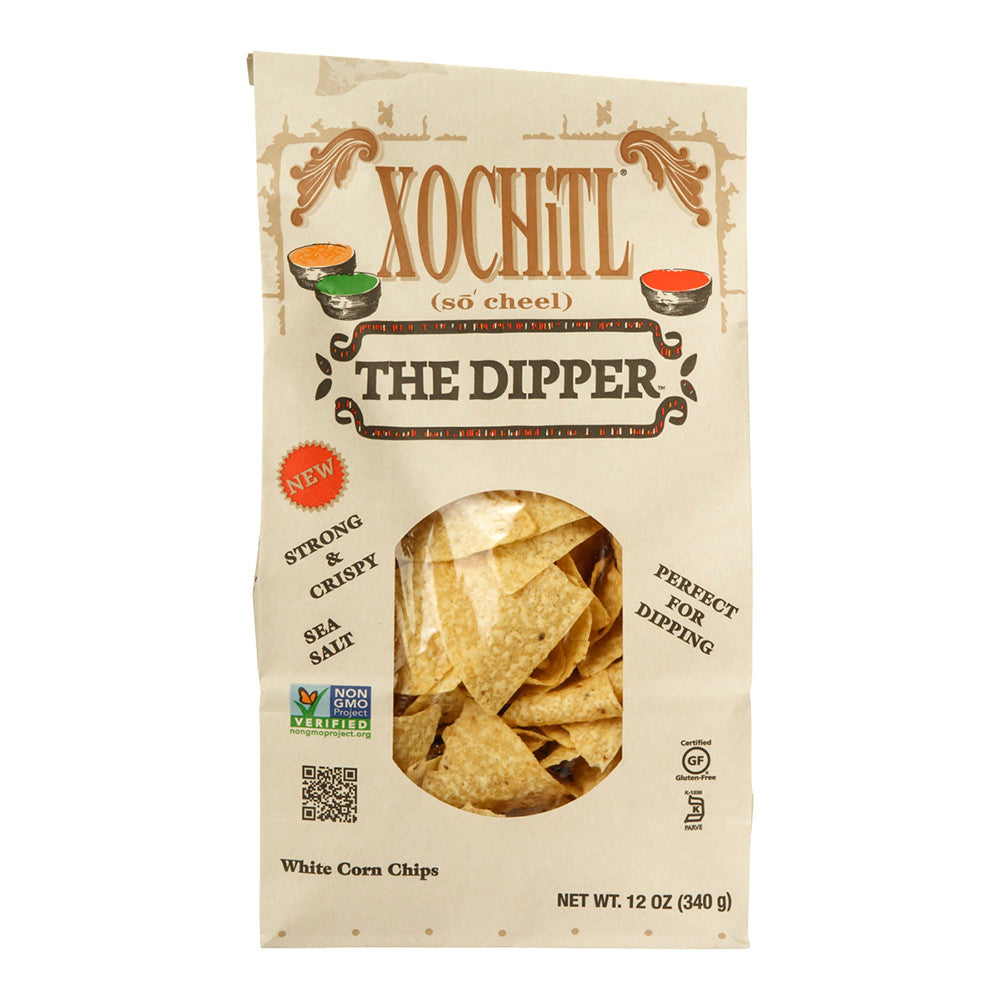 Wholesale Xochitl The Dipper Sea Salt Tortilla Chips 12 Oz Bag-10ct Case Bulk