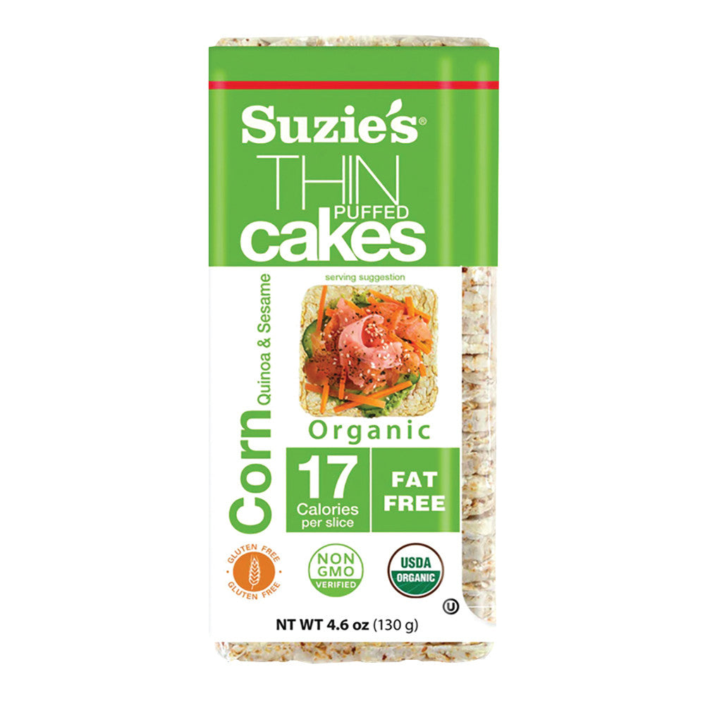 Wholesale Suzie'S Whole Grain Quinoa Thin Cakes 4.5 Oz-12ct Case Bulk