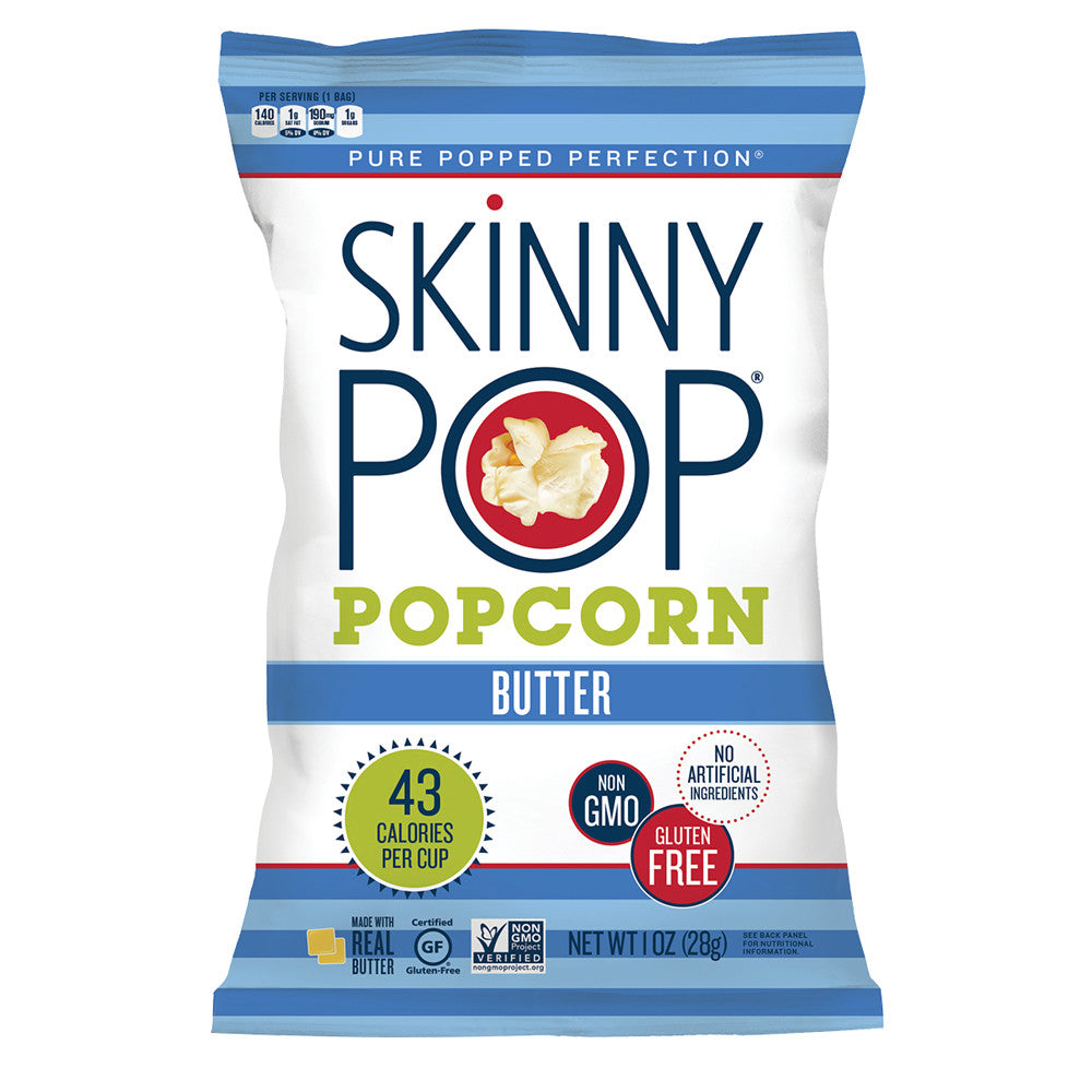 Wholesale Skinnypop Butter Popcorn 1 Oz Bag-12ct Case Bulk