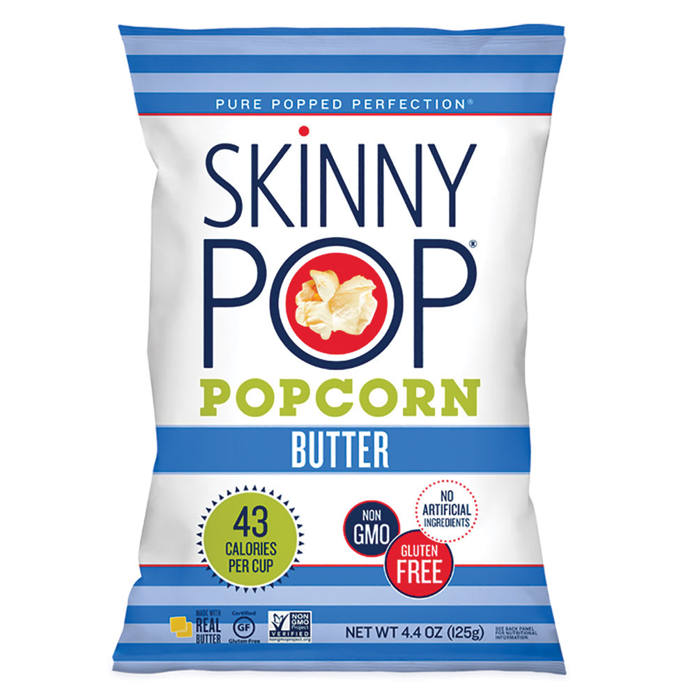 Wholesale Skinnypop Real Butter Popcorn 4.4 Oz Bag- Bulk