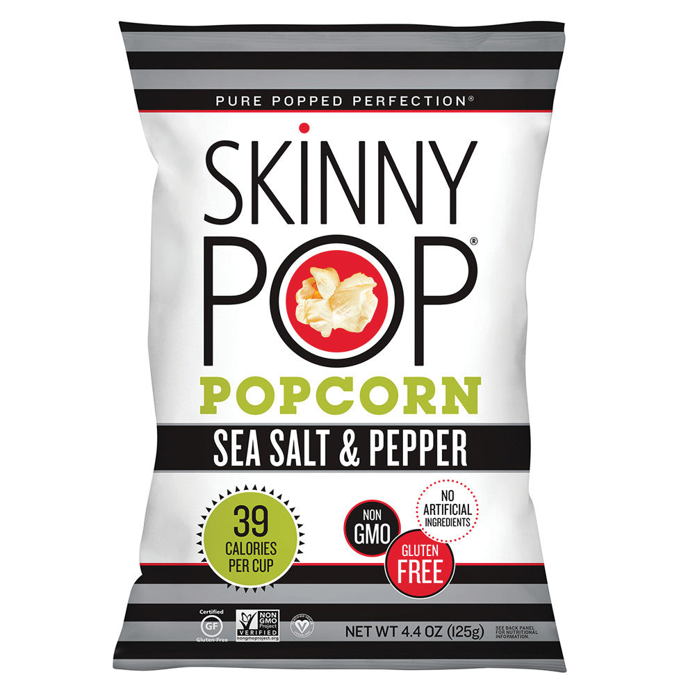 Wholesale Skinnypop Sea Salt And Pepper Popcorn 4.4 Oz-12ct Case Bulk