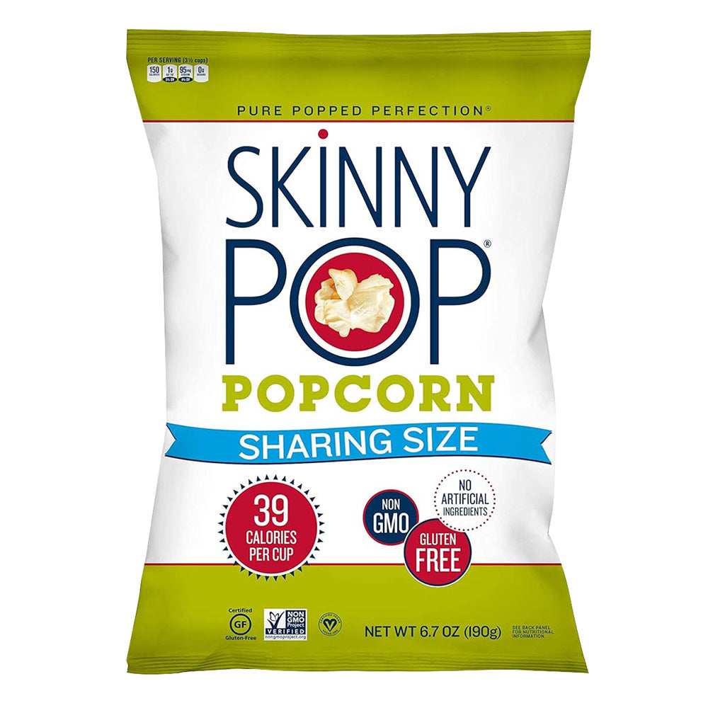 Wholesale Skinnypop Popcorn Original Sharing Size 6.7 Oz Bag- Bulk