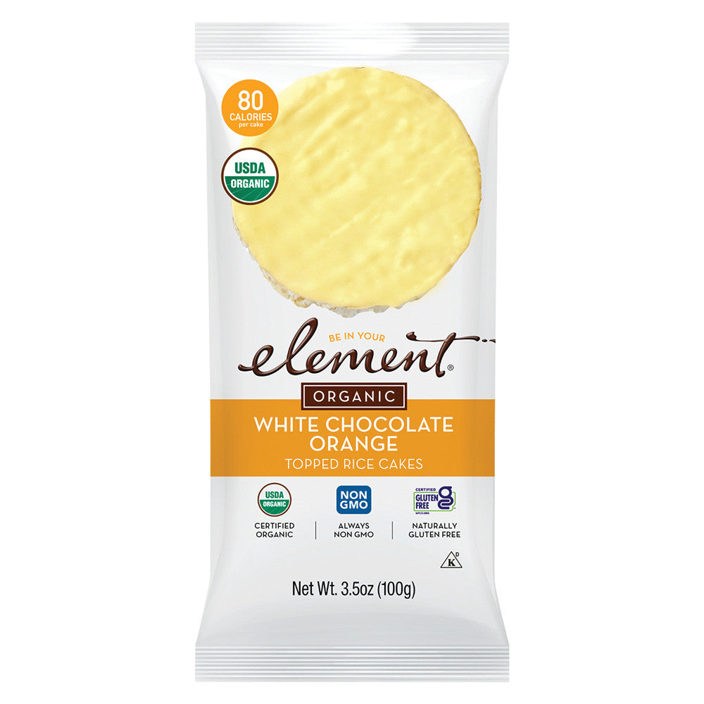 Wholesale Element Organic Vanilla Orange Rice Cakes 6 Ct 3.5 Oz- Bulk