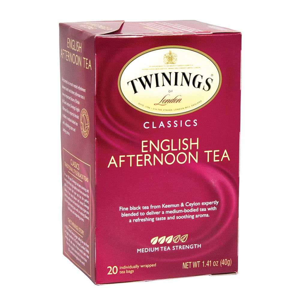 Wholesale Twinings English Afternoon Tea 20 Ct Box- Bulk