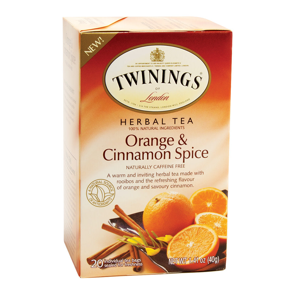 Wholesale Twinings Orange And Cinnamon Spice Tea 20 Ct Box- Bulk