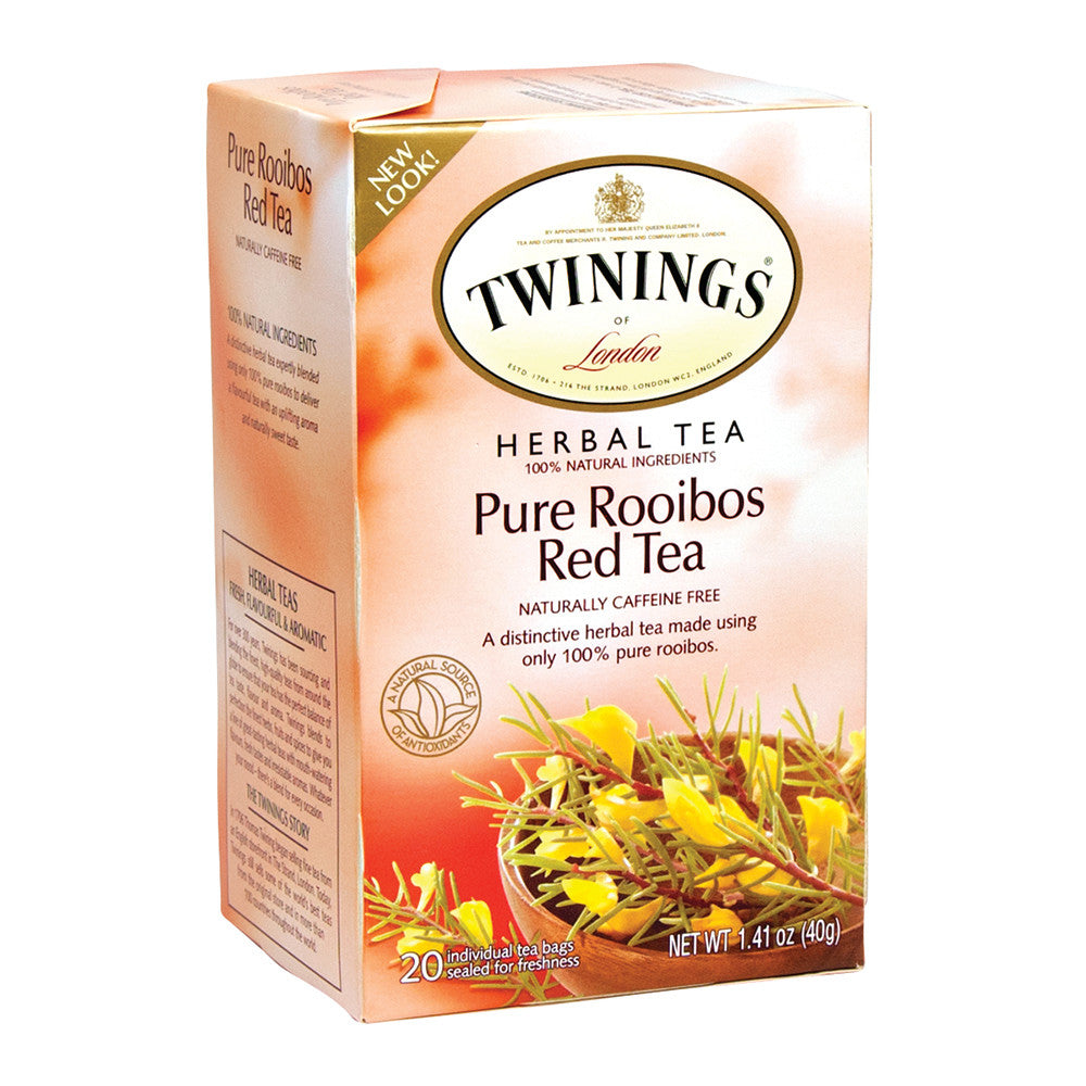 Wholesale Twinings Pure Rooibos Red Tea 20 Ct Box-6ct Case Bulk