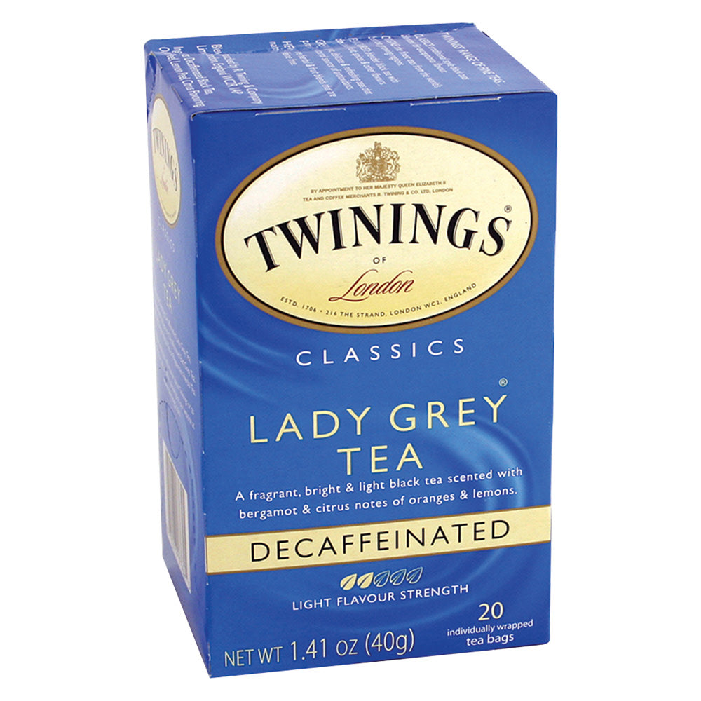 Wholesale Twinings Decaf Lady Grey Tea 20 Ct Box-6ct Case Bulk