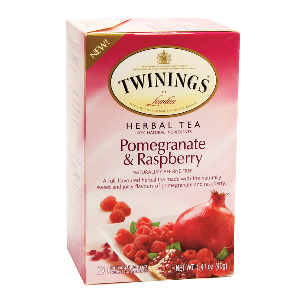 Wholesale Twinings Pomegranate And Raspberry Tea 20 Ct Box-6ct Case Bulk