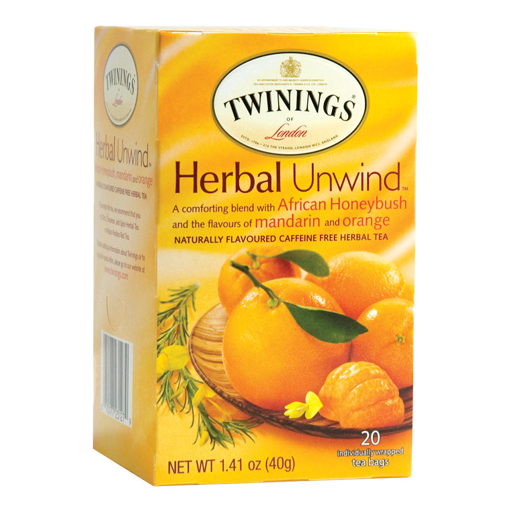 Wholesale Twinings African Honeybush Mandarin Orange Tea 20 Ct Box- Bulk
