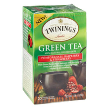 Wholesale Twinings Pomegranate Raspberry And Strawberry Green Tea 20 Ct Box- Bulk