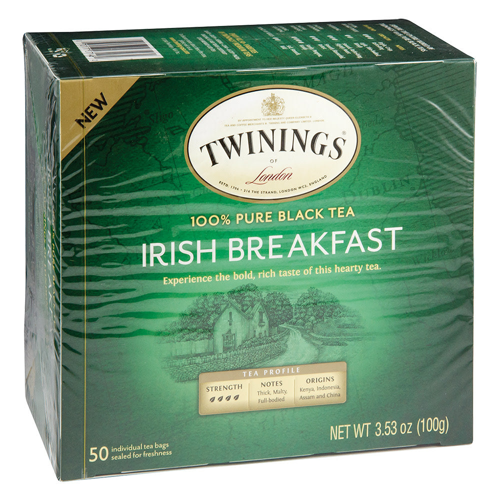 Wholesale Twinings Irish Breakfast Tea 50 Ct Box-6ct Case Bulk