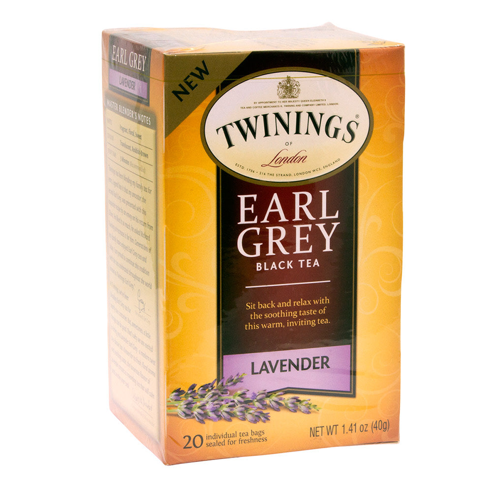 Wholesale Twinings Earl Grey Lavender Black Tea 20 Ct Box-6ct Case Bulk