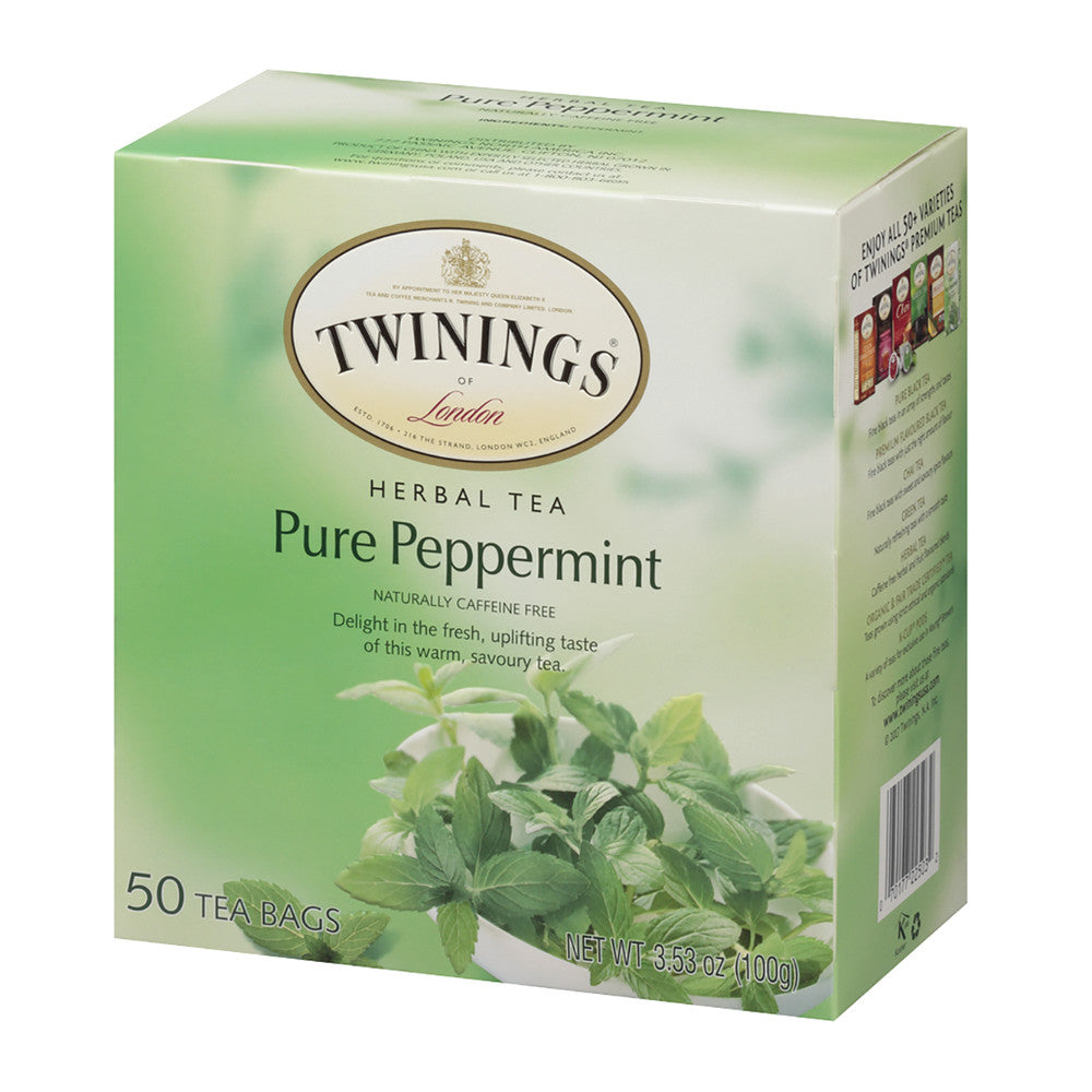 Wholesale Twinings Pure Peppermint Herbal Tea 50 Ct Box-6ct Case Bulk