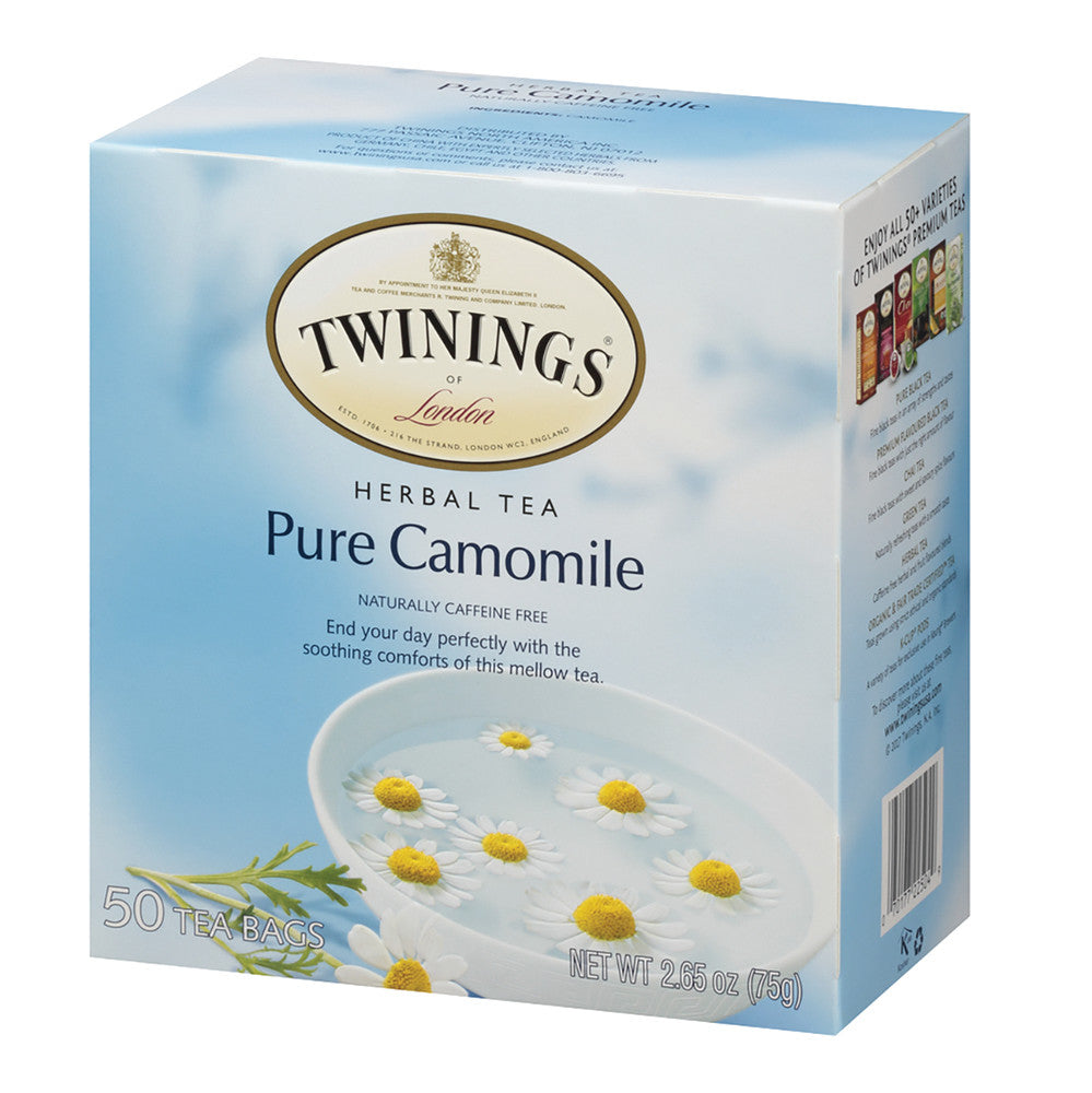 Wholesale Twinings Pure Camomile Herbal Tea 50 Ct Box-6ct Case Bulk