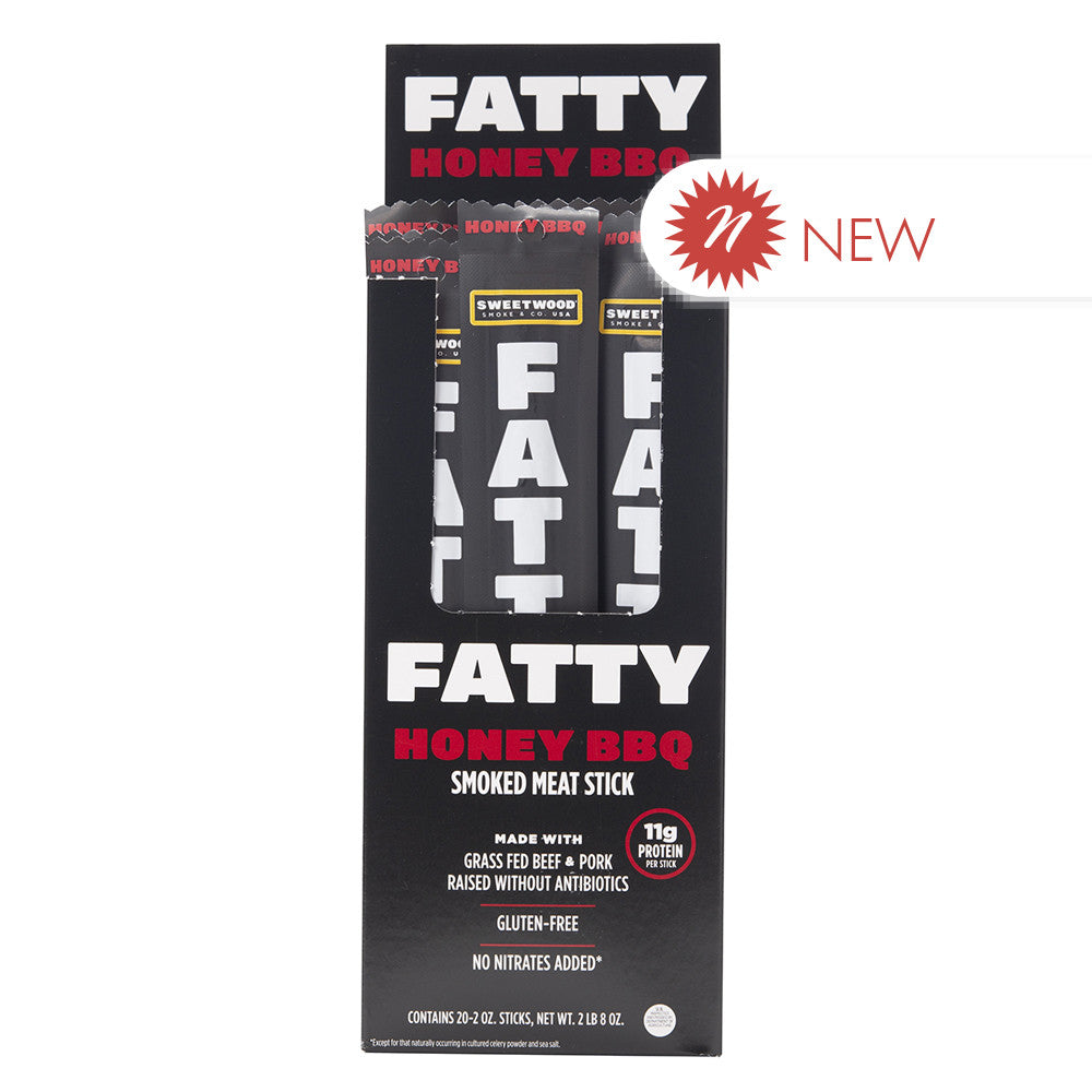 Wholesale Fatty Meat Stick - Honey Barbecue - 2Oz- Bulk