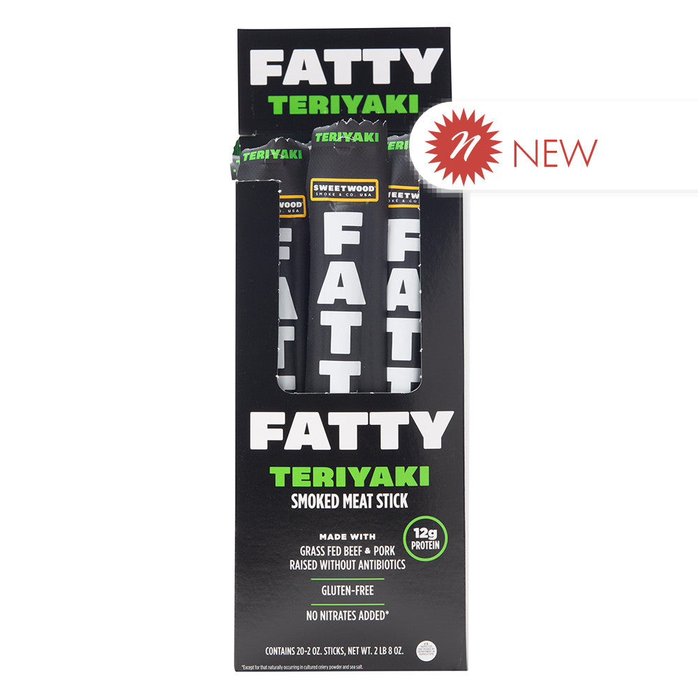 Wholesale Fatty Meat Stick - Teriyaki - 2Oz- Bulk