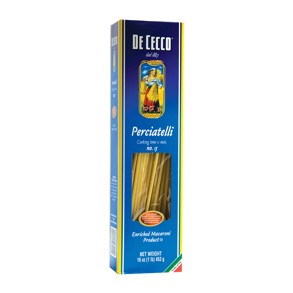 Wholesale De Cecco Bucatini Pasta 16 Oz Box # 15- Bulk