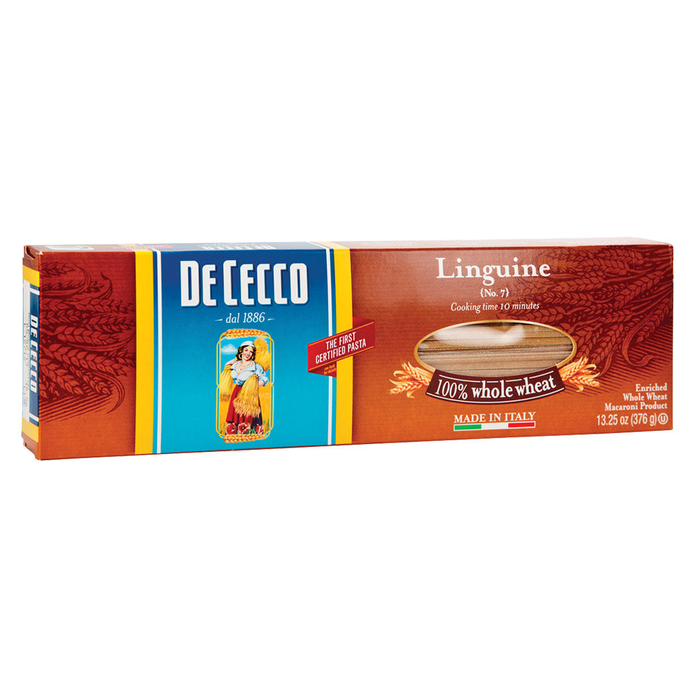 De Cecco 100% Whole Wheat Linguine Pasta 13.25 Oz Box