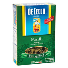 Wholesale De Cecco Fusilli With Spinach Pasta 12 Oz Box- Bulk