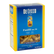 Wholesale De Cecco Fusilli Pasta 16 Oz Box # 34- Bulk