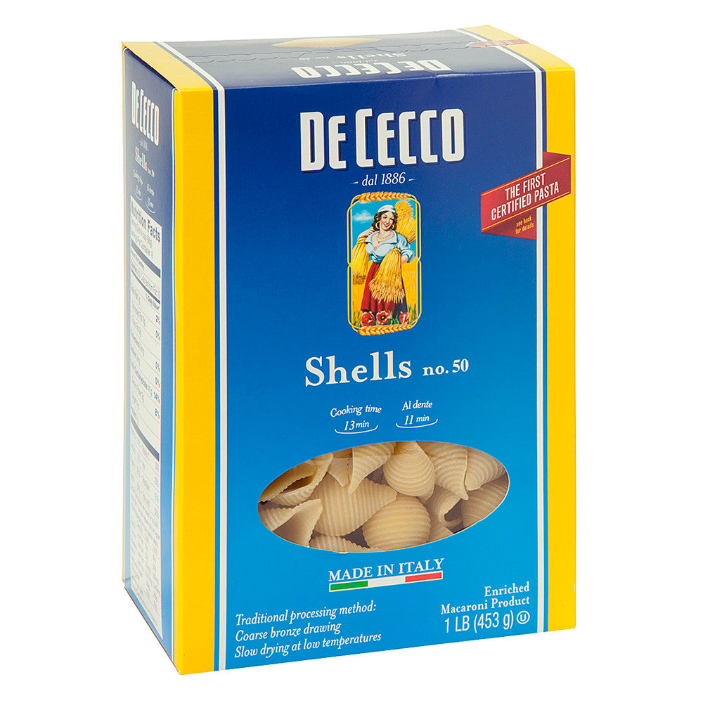 De Cecco Shells Pasta 16 Oz Box # 50