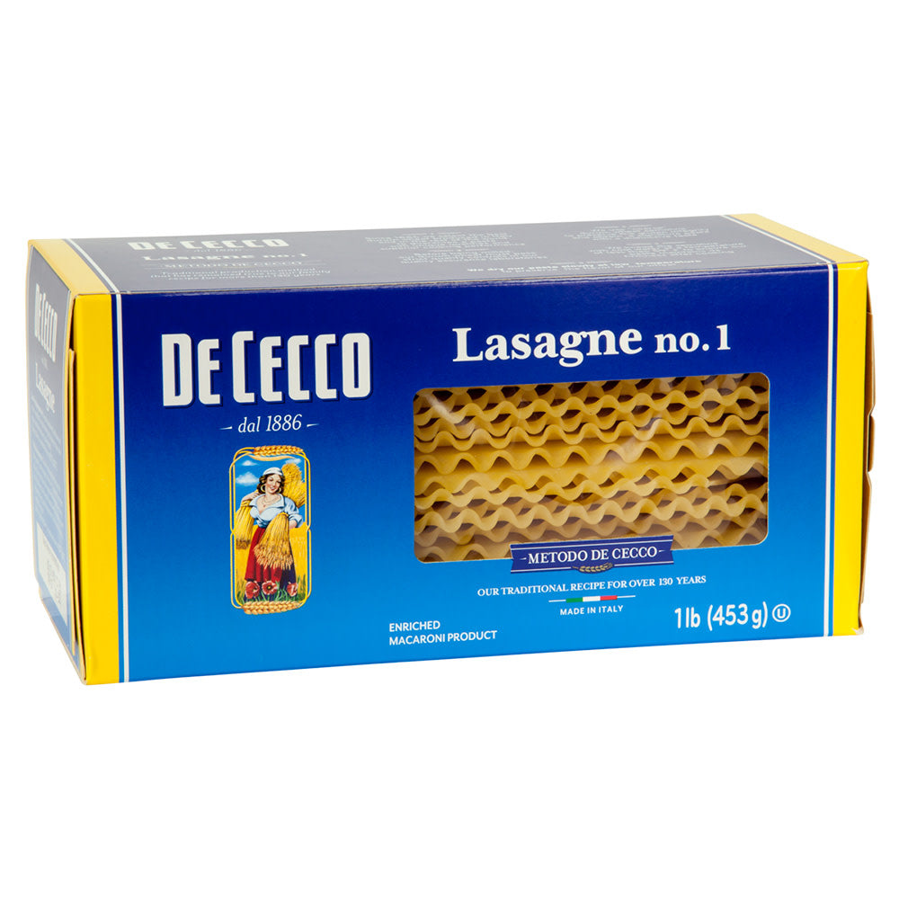 Wholesale De Cecco Special Cut Lasagna Pasta 16 Oz Box- Bulk