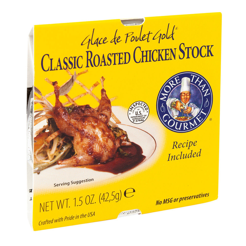 Wholesale More Than Gourmet Glace De Poulet Gold Chicken Stock 1.5 Oz Box-24ct Case Bulk