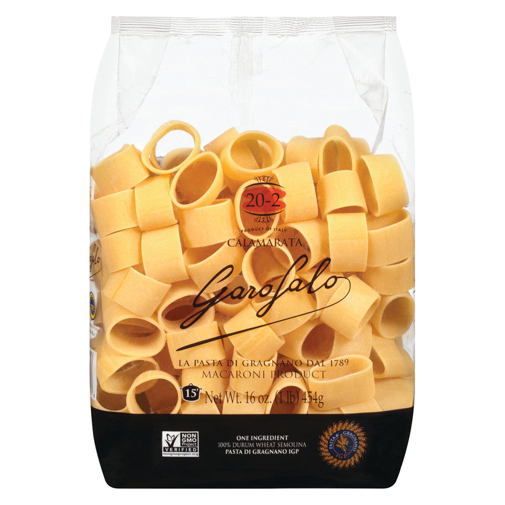 Wholesale Garofalo Calamarata Pasta 16 Oz Bag-12ct Case Bulk