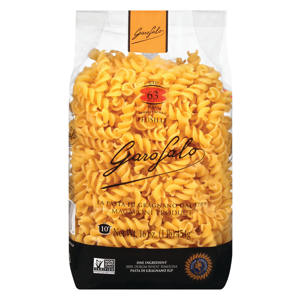 Wholesale Garofalo Fusilli Pasta 16 Oz Bag-12ct Case Bulk