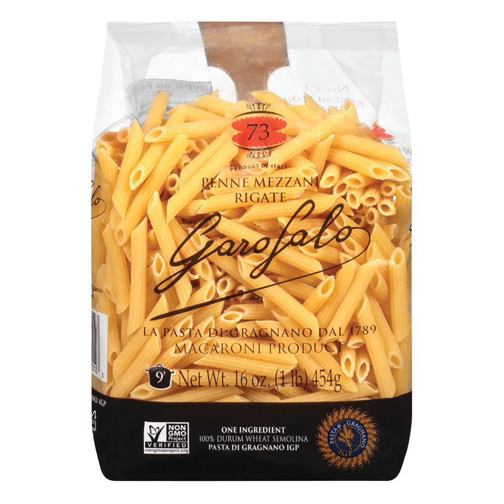 Wholesale Garofalo Penne Mezzani Rigate 16 Oz Bag-12ct Case Bulk