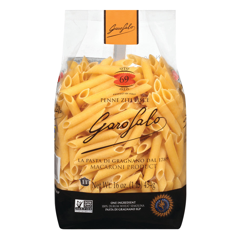 Wholesale Garofalo Penne Ziti Lisce 16 Oz Bag-12ct Case Bulk