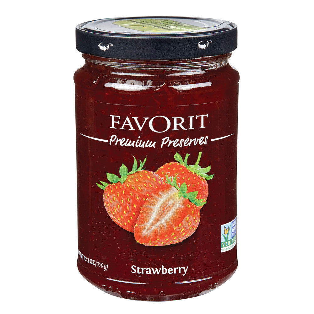 Wholesale Favorit Strawberry Preserves 12.3 Oz Jar-6ct Case Bulk