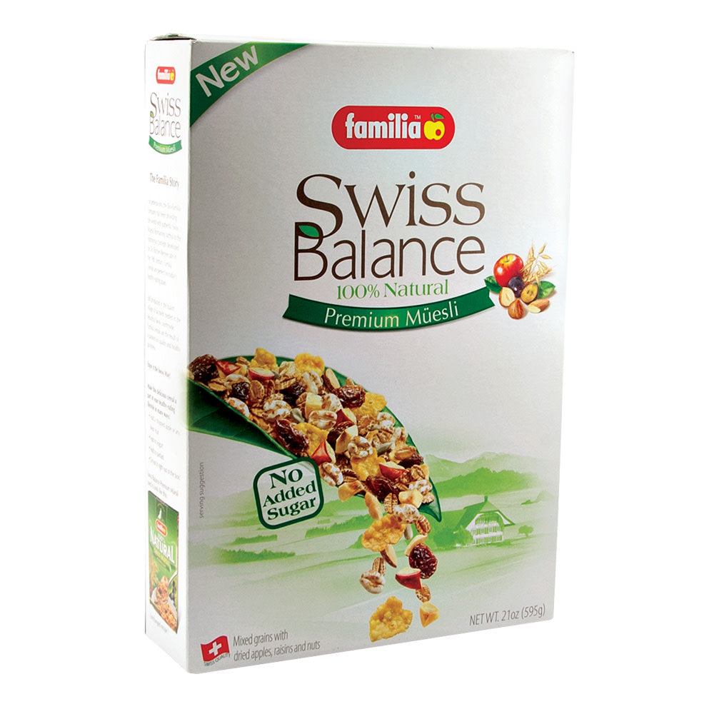 Wholesale Familia Swiss Balance No Sugar Added Muesli 21 Oz Box-6ct Case Bulk