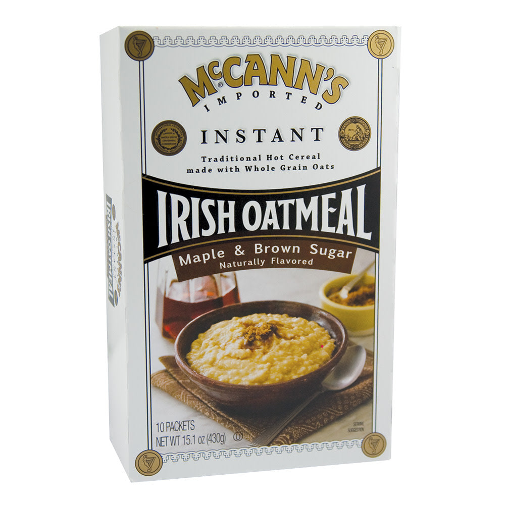 Wholesale Mccann'S Instant Irish Oatmeal Maple And Brown Sugar 15 Oz Box-12ct Case Bulk