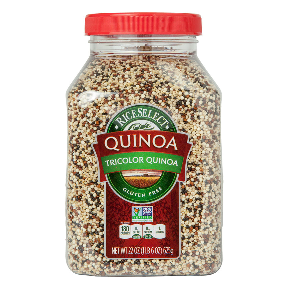 Wholesale Texmati Tri-Color Quinoa 22 Oz Jar- Bulk