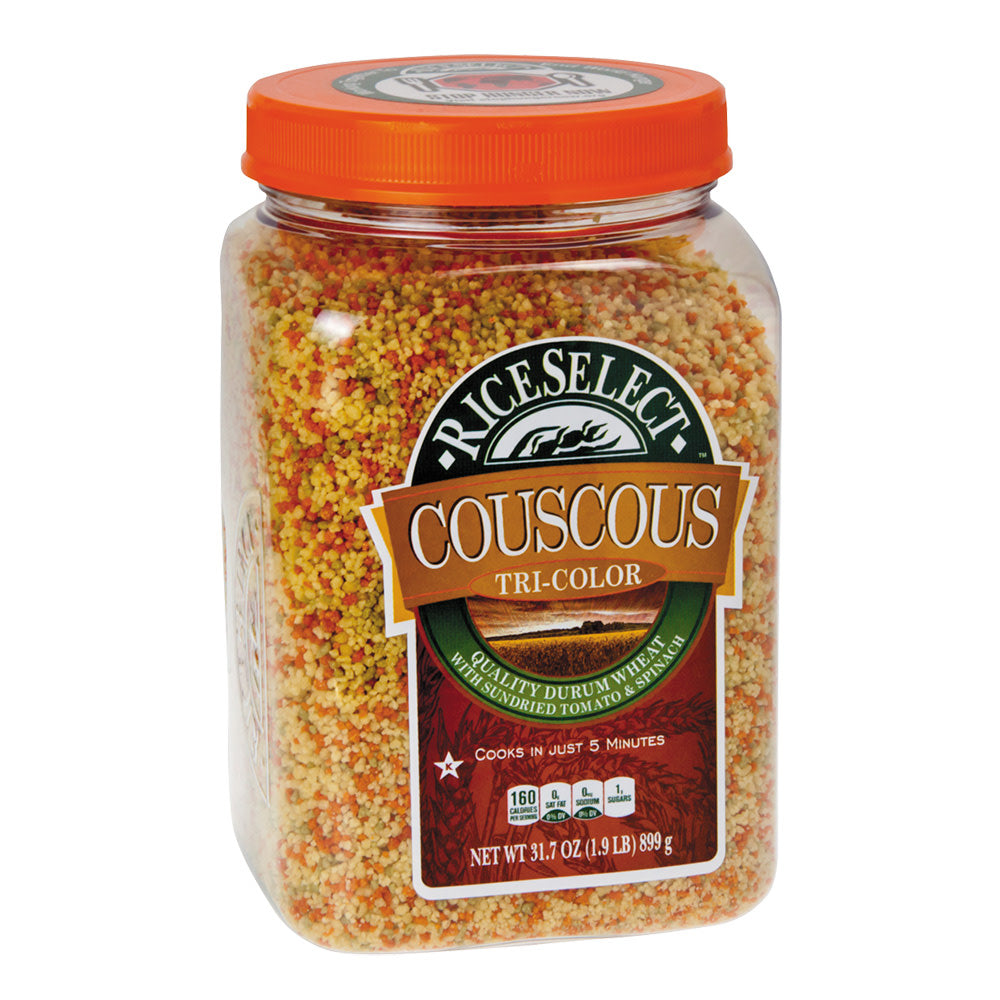 Wholesale Texmati Tri-Color Couscous 26.5 Oz Jar-4ct Case Bulk