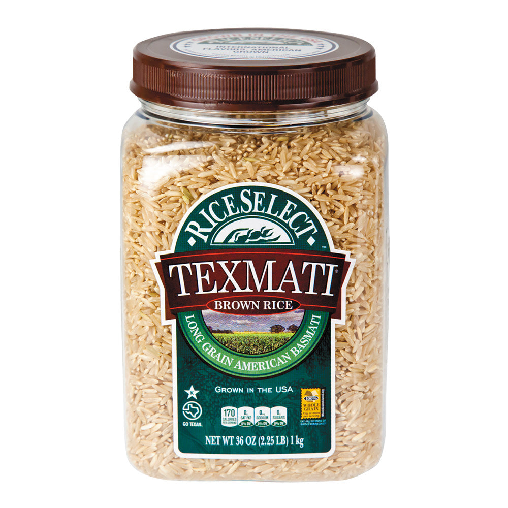 Wholesale Texmati Brown Rice 32 Oz Jar-4ct Case Bulk