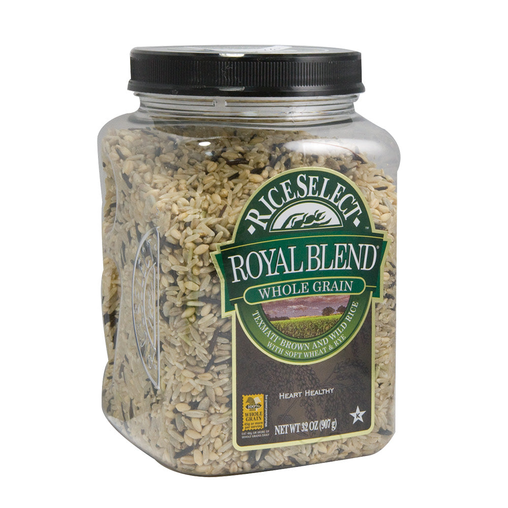 Wholesale Texmati Whole Grain Brown & Wild Rice Royal Blend 28 Oz Jar- Bulk