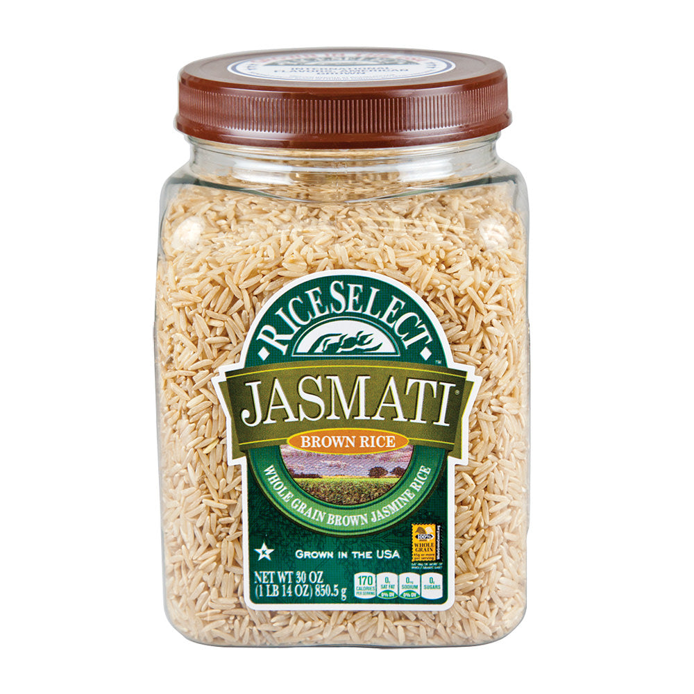 Wholesale Texmati Brown Jasmati Rice 30 Oz Jar-4ct Case Bulk