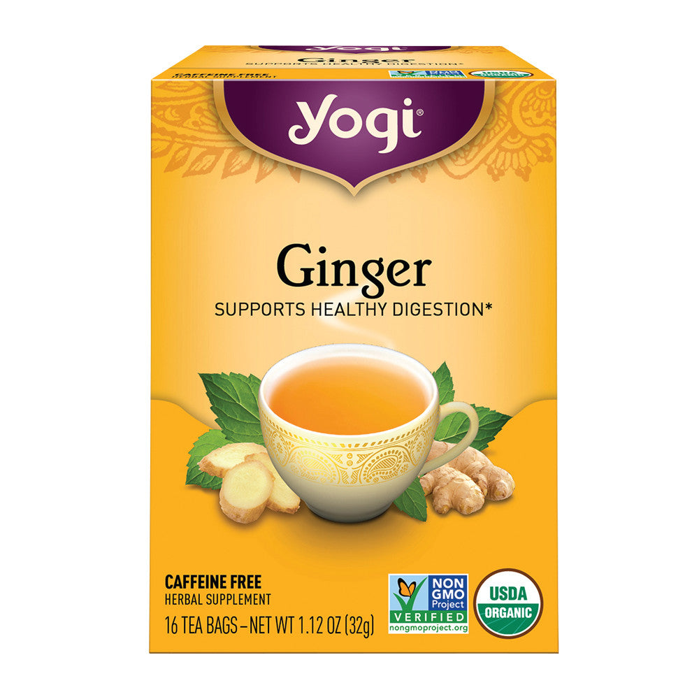 Wholesale Yogi Tea Ginger 16 Ct Box-6ct Case Bulk