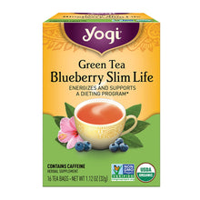 Wholesale Yogi Tea Green Blueberry Slim Life 16 Ct Box- Bulk