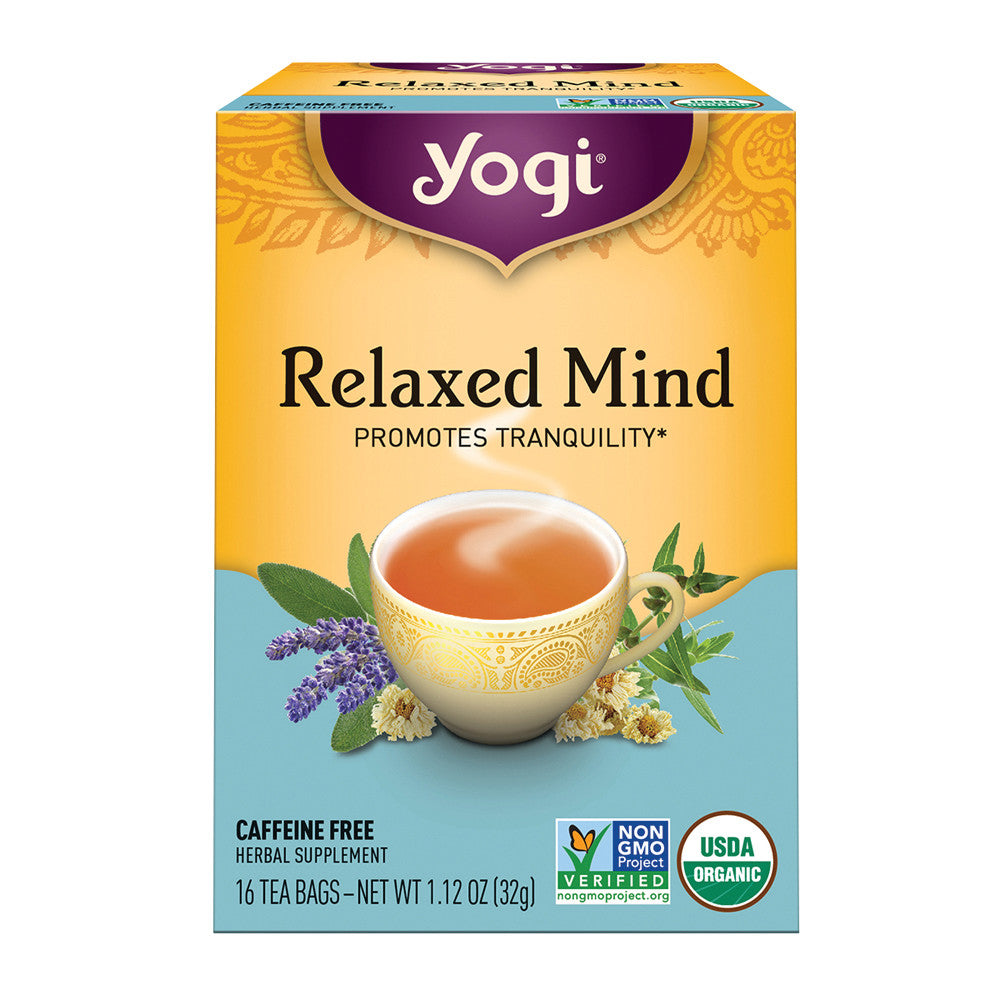 Wholesale Yogi Tea Relaxed Mind 16 Ct Box-6ct Case Bulk