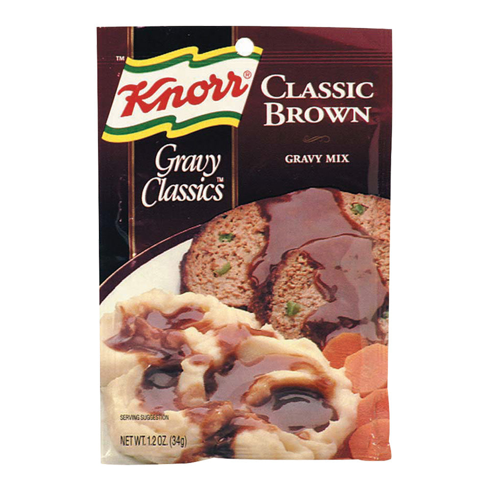 Wholesale Knorr Classic Brown Gravy Mix 1.25 Oz Packet-24ct Case Bulk